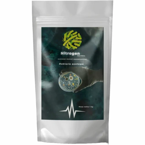 Nitrogen 5kg – naturalny biopreparat z Bacillus azotofixans w opakowaniu na białym tle