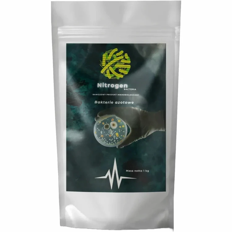 Nitrogen 5kg – naturalny biopreparat z Bacillus azotofixans w opakowaniu na białym tle