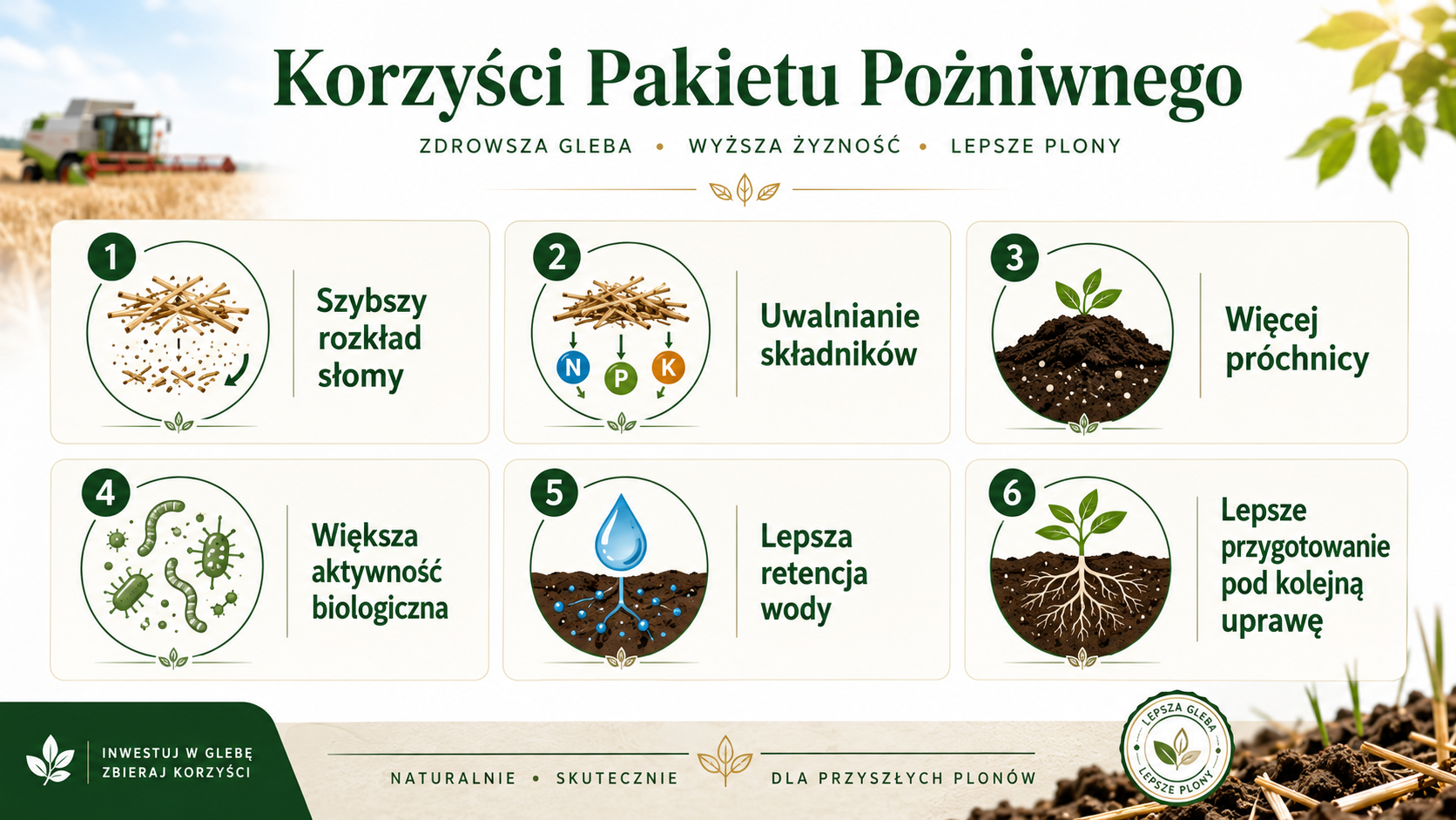 Najważniejsze korzyści stosowania Pakietu Pożniwnego