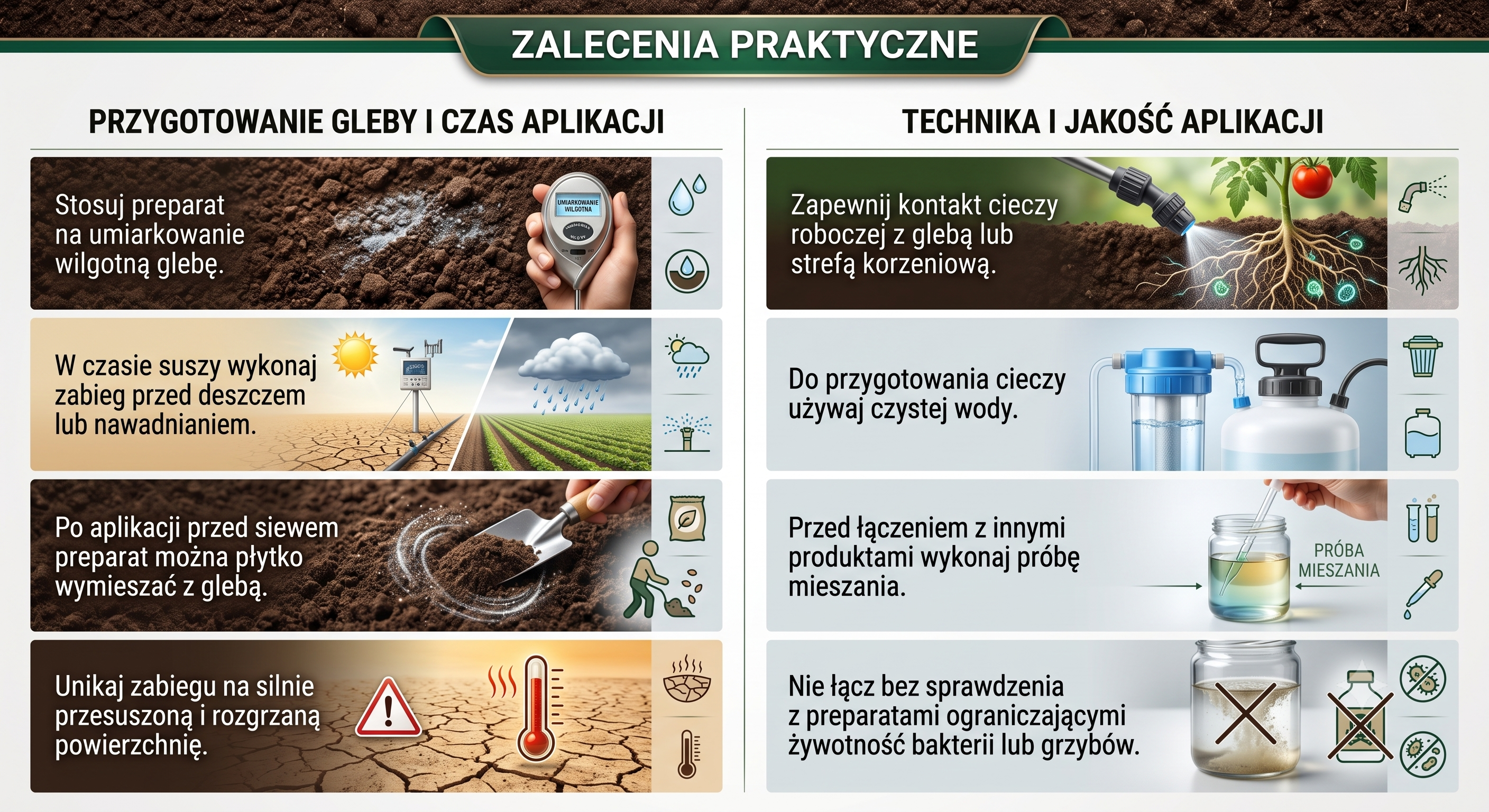 Zalecenia praktyczne humi soil max